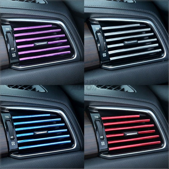 AirStyle™ 2.0 Tiras para Saída de Ar Universal Premium Club do Auto