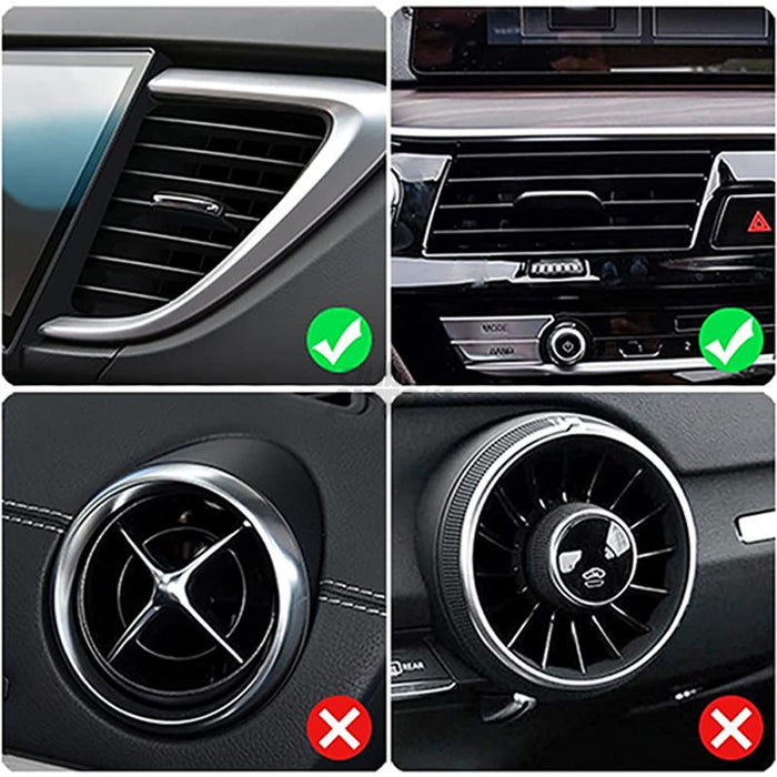 AirStyle™ 2.0 Tiras para Saída de Ar Universal Premium Club do Auto